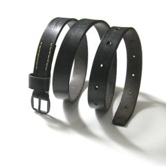 【新品】 HALCYON BELT COMPANY ／ ハルシオンベルトカンパニー　ベルト 英国製 バーミンガム スターリングシルバー STERLING SILVER 925 シルバー サドルレザー ブラウン系 ｜ オールシーズン