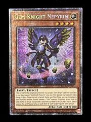 遊戯王 英語  北米版  ジェムナイト･ネピリム  スターライトレア 1st