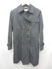 ■ ◎Θ LES MUES Femme レミュー ファム 長袖 トレンチ　コート サイズM ブラック レディース P  【1410160011287】