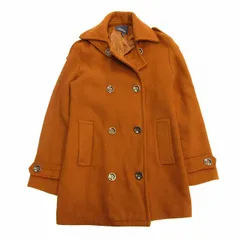 Sマックスマーラ 'S Max Mara メルトンウール トレンチ コート ジャケット ブルゾン ピーコート 大きいサイズ XL 茶 ブラウン レディースのサムネイル