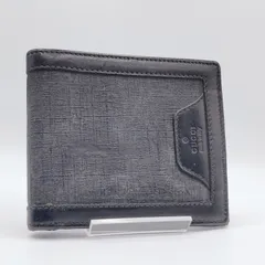 GUCCI グッチ  財布 二つ折り財布 ブラックレザー