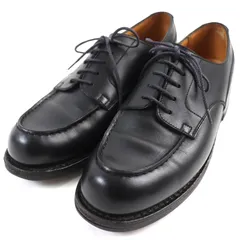良品△J.M WESTON ジェイエムウエストン 31ラスト 641 DERBY GOLF SHOES ダービー ゴルフ Uチップ ビジネスシューズ レザーシューズ ブラック 5 メンズ