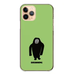 iPhoneSE 第3世代 第2世代 ケース カバー アイフォンSE スマホケース ハードケース ゴリラ かわいい 面白い クール かっこいい マウンテンゴリラ ドラミング 強い メンズ カラー01のサムネイル