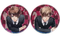 【中古】バッジ・ピンズ [単品] 香椎玲音＆香椎亜貴 描きおろし76mm缶バッジ2種類 「Switchソフト DYNAMIC CHORD feat.[reve parfait] Remaster edition アニメイト限定セット」 同梱特典
