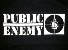 パブリック エナミー Tシャツ PUBLIC ENEMY CROSSHAIRS LOGO 正規品