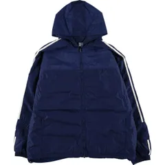 古着 90~00年代 アディダス adidas リバーシブル 中綿パーカー パファージャケット メンズXL相当 ヴィンテージ/eaa475527