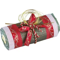 【新品・2営業日で発送】おむつdeケーキ 和柄 ロールケーキ レッド