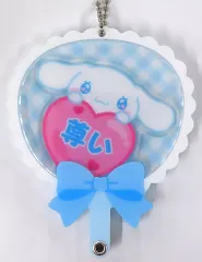 【中古】キーホルダー シナモロール 「サンリオキャラクターズ クリアアクリルチャームうちわ」