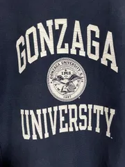 貴重デザイン リバースウィーブ 00年代 GONZAGA ネイビー チャンピオン スウェット