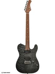 Bacchus バッカス エレキギター キルトトップモデル TACTICS24-QM RSM/M BLKS