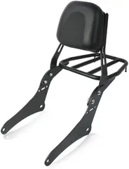 world Imp Motor 互換品ホンダ用 Rebel レブル 250/500 専用設計 HONDA用 CMX300 CMX500 2017-2020 シーシーバー バックレスト リアキャリア 荷物ラック 付き 背もたれ カスタム パーツ