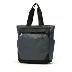 アディダス トートバッグ メンズ レディース 大きめ A4 17L ブランド adidas 縦長 縦型 軽量 軽い 肩掛け 通学 部活 中学生 高校生 63523 グレー(09)