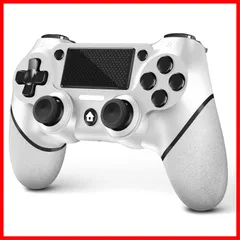 ps4 ワイヤレス コントローラー 最新のP4システムソフトウェアバージョン対応 無線 持ちやすい 握り心地 Turbo連射 6軸ジャイロセンサー機能 二重振動 ピンホールリセット機能 ps4コントローラー タッチパッド 高耐久ボタン 800mAh大容量バッテ