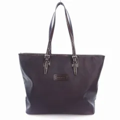 ロンシャン LONGCHAMP トートバッグ エナメル切替 ファスナー開閉 フランス製 紫 パープル /US ■SM3