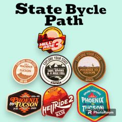 【未使用品！】State Bicycleパッチ・ワッペン 7枚セット デイバックやメッセンジャーバックのカスタムにおすすめ！
