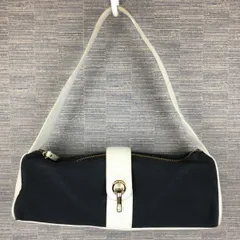 Kate spade/ケイトスペード　ハンド/肩掛けバッグ　収納袋付き！〈黒/BLACK〉×白　管NO.B20-12<sale>