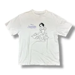 参考上代15400円 SEQUEL × Disney 24AW SNOW WHITE T-SHIRT 白雪姫プリントTシャツ 半袖 カットソー シークエル ディズニー コラボ SQ-24AW-SWST-02 ホワイト L 80734A8