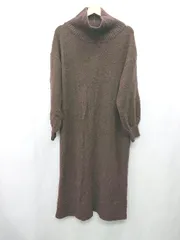 ◇ ⊇ URBAN RESEARCH ITEMS アーバンリサーチアイテムズ タートル 長袖 ロング ワンピース サイズF マルチ レディース E  【1412260013468】