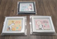 PEANUTS　スヌーピー　スヌーピー茶屋限定　ミニフレームマグネット 3種セット