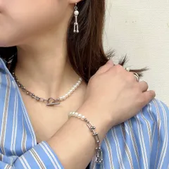 付けっぱなしOK 【ホースシュー パール】3点セット U字 普段使い チェーン アレルギー対応 大ぶり 華やか 結婚式 パーティー お出かけ 母の日 おしゃれ お洒落 レディース メンズ サージカルステンレス ブランド ギフト 馬 馬蹄 モチーフ ブランド