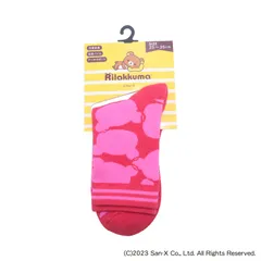 【超お買い得☆新品口紙付き☆送料込み】お得！リラックマ ゴルフソックス（ピンク・イエロー）23～25cm  rilakkuma socks