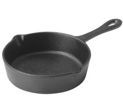 【中古】鋳鉄 フライパン スキレット IH 対応 直径約 15cm (深め)