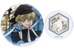 【中古】バッジ・ピンズ 松野千冬 缶バッジセット 「くじメイト 東京リベンジャーズ 襷-タスキ- つなぐ一騎闘千～暴れ舞台の応援戦～」 D-4賞