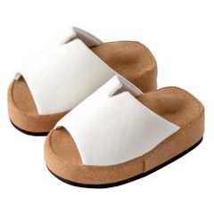 【数量限定】[アルファックス] 体幹トレーニング スリッパ 体幹を整えるスリッパ Sliet(スリエット) ハーフタイプ ホワイト 23.0-25.0cm