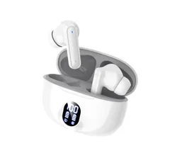 イヤホン bluetooth ワイヤレスイヤホン 2025新モデル ブルートゥース イヤホン Hi-Fi音質 長時間再生 マイク付き ENCノイズキャンセリング LEDディスプレイ表示 自動ペアリング 瞬間接続 ハンズフリー通話 コードレスType‐C急速充電