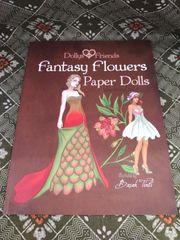 fantasy flowers paper Dolls H-174