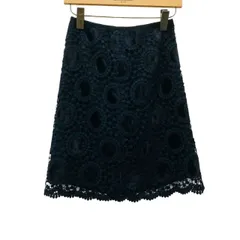 EPOCA エポカ レース スカート 38（Sサイズ）ブラック系