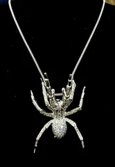 【SELECT JEWELRY】K18WG スパイダーダイヤルビーネックレスブローチ 未使用品（店頭展示品）のサムネイル