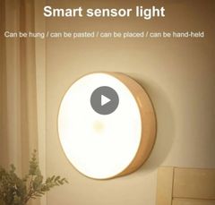 ⭐️値下げ⭐️新品未使用 LED 人体センサー ナイトランプ 非常用 自動照明 USB充電 ワイヤレス 人感センサーライト 小型 充電式