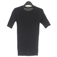 ドゥロワー Drawer ハリヌキショートスリーブ カットソー Tシャツ 半袖  ネイビー 紺 6517-299-0732のサムネイル