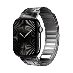 アップルウォッチバンド（Apple Watchバンド）デュアルラインマグネットバンド【グラファイトグレー】38mm/40mm/41mm/42mm/44mm/45mm/46mm/49mm対応 [BELTIES]