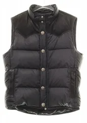 【JPタグ】ChromHearts/クロムハーツ ダウンベスト ブラック/XS CHROME HEARTS クロムハーツ CHプラス ダウン ベスト | chromehearts