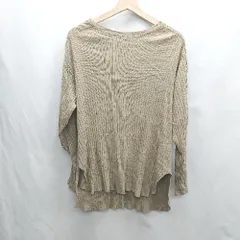◇ ⊇ Ungrid アングリッド 長袖 ロンT サイズF ベージュ メンズ E  【1501160010209】のサムネイル
