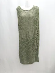 ◇ ITEMS URBAN RESEARCH アイテムズ アーバンリサーチ - ロング丈 ワンピース サイズ表記なし グリーン レディース E  【1407020059114】