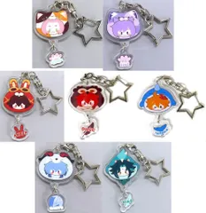 【中古】雑貨 集合 アクリルキーホルダー7個入りセット 「原神」