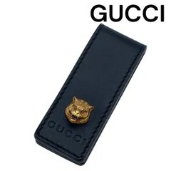 超希少✨グッチ　二つ折り長財布　タイガーヘッド　レザー　黒 GUCCI（財布）のフリマアイテム一覧