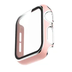 アップルウォッチ カバー ケース 【サクラ×シルバー】 ライン キラキラ apple watch series 6 SE 5 4 3 2 1 38mm 40mm 42mm 44mm 45mm