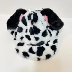 ディズニーランド 101匹わんちゃん ダルメシアン ファーキャップ 新品タグ付