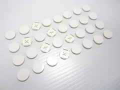 レゴ★未使用！白色の丸い２×２タイル３２点セット
