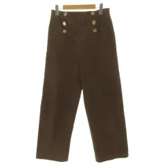 コラージュ ガリャルダガランテ COLLAGE GALLARDAGALANTE コーデュロイマリンパンツ CLZ1092402A0003 ストレート ワイド ウエストゴム ストレッチ コットン混 ブラウン 茶 1