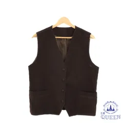 【訳アリ】 トップス ベスト シンプル おしゃれ 袖なし レディース ブラウン 901-11941 送料無料 古着