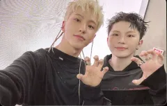 【中古】コレクションカード(男性) SEVENTEEN/ホシ(HOSHI)・ウジ(WOOZI)/横型/HOSHI X WOOZI 1st Single Album「BEAM」(x/doubled Ver.)封入ユニットフォトカード