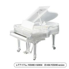 【B品】【新品・未開封】ケンエレファント KAWAI(カワイ) ミニチュアコレクション レアアイテム. YOSHIKI×KAWAI CR-40A YOSHIKI version  ガチャ ピアノ