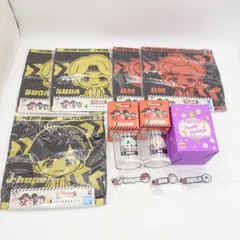 BTS j-hope RM シュガ  一番くじ TinyTAN ハンドタオル 5枚 メンバーチャーム 3コ グラス 2コ スノードーム スノーボール 防弾少年団