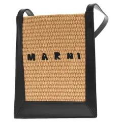 MARNI (マルニ) 22SS PHONE フォーン ミニショルダーバッグ ブラック/ベージュ TEMO0019Q0のサムネイル