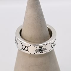 GUCCI 指輪 シルバーリング GG＆ビー蜂21号 - メルカリ